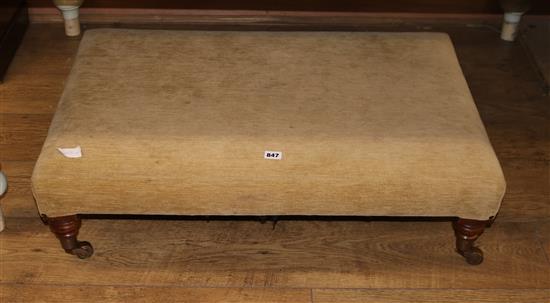 A Laura Ashley low stool W.86cm